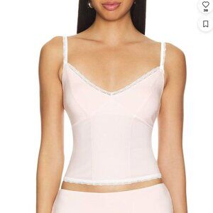 Pink Dainty Camisole by Danielle Guizio